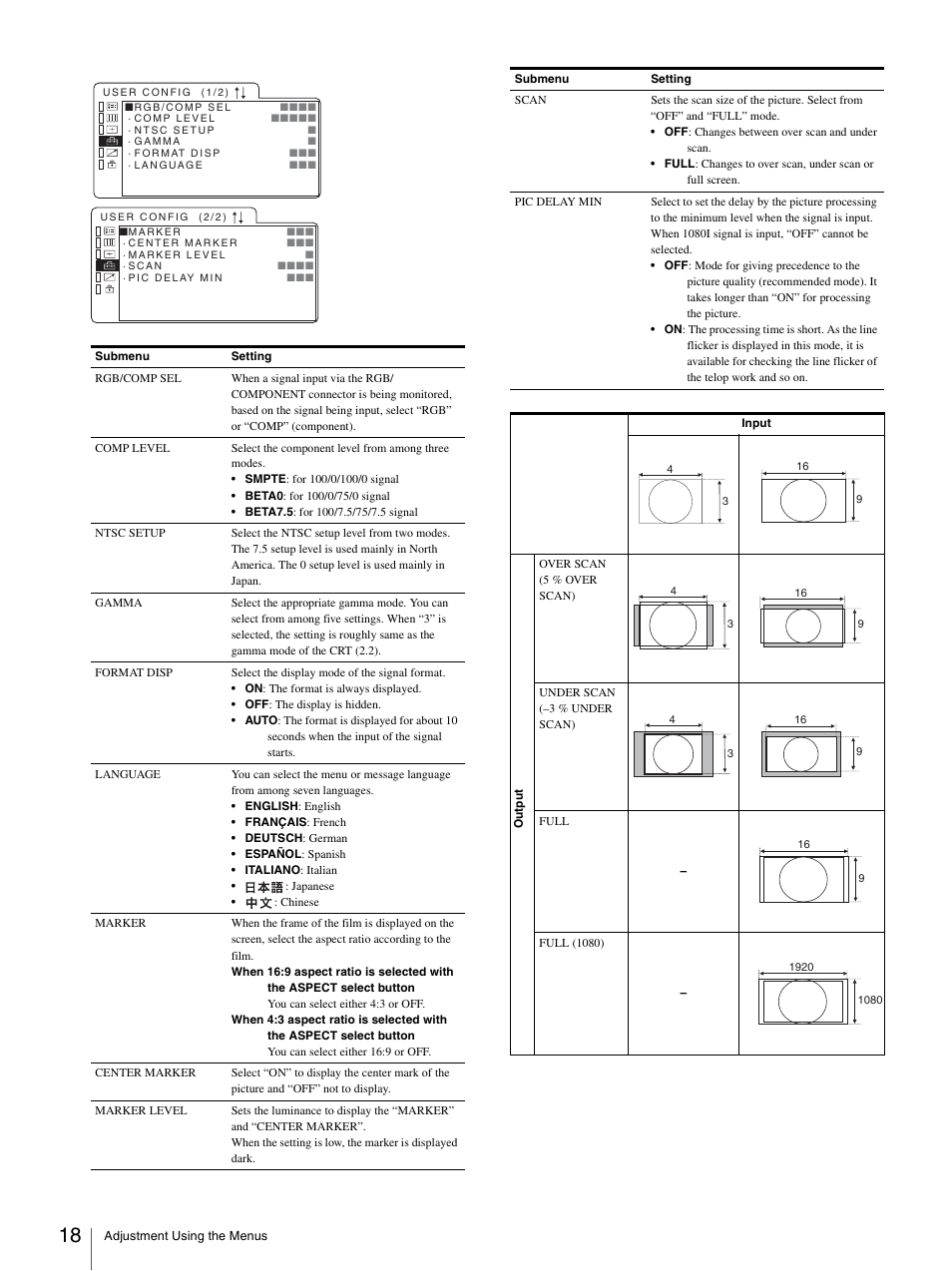 Sony Ericsson LMD-2030W User Manual | Page 18 / 24