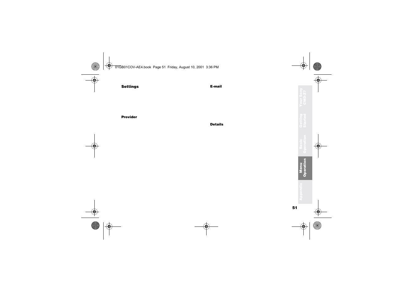 Sony Ericsson CMD-Z7 User Manual | Page 51 / 68