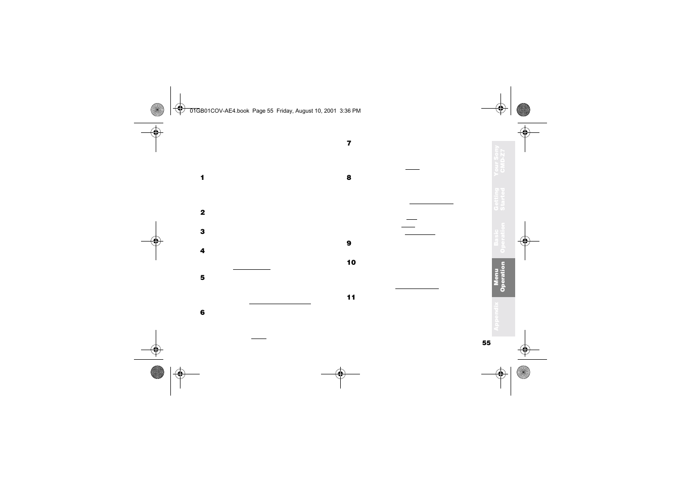 Sony Ericsson CMD-Z7 User Manual | Page 55 / 68