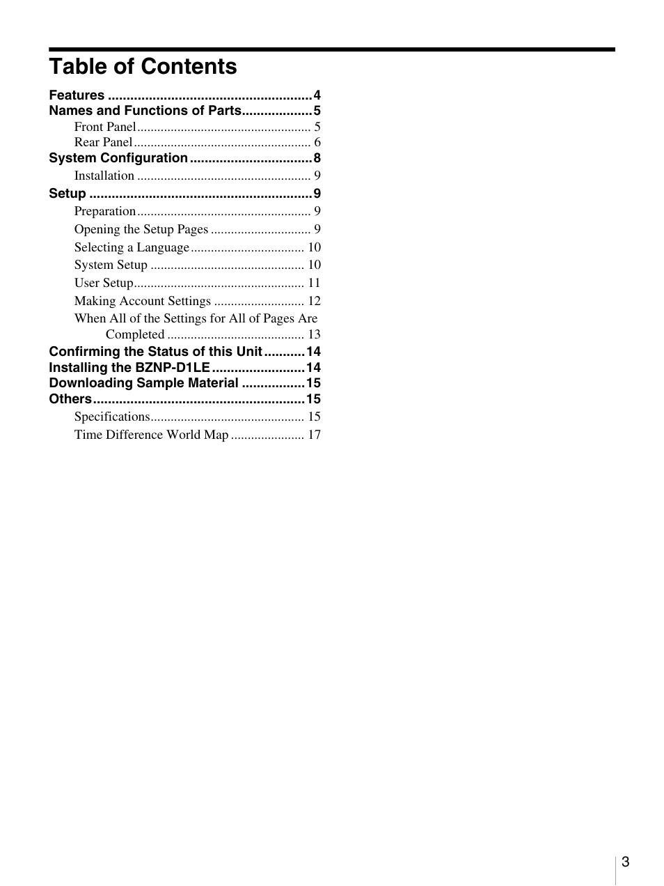 Sony Ericsson NSP-1 User Manual | Page 3 / 18