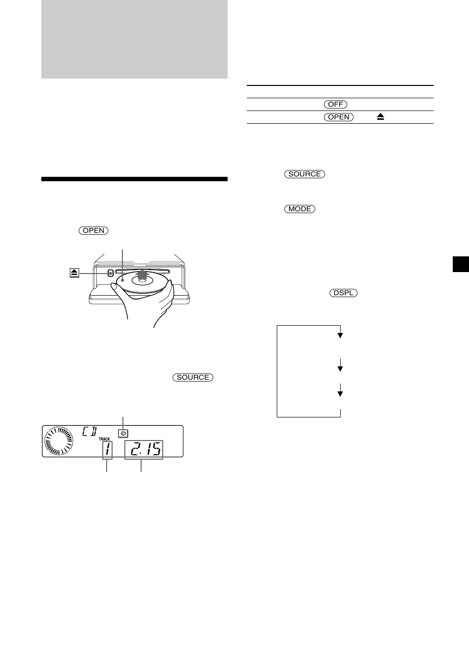 Cd player cd/md unit (optional), Listening to a cd | Sony Ericsson CDX-C7000X User Manual | Page 9 / 28