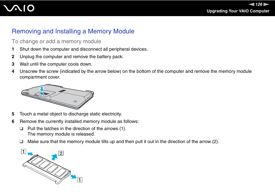 Sony Ericsson VGN-AR600 User Manual | Page 126 / 207