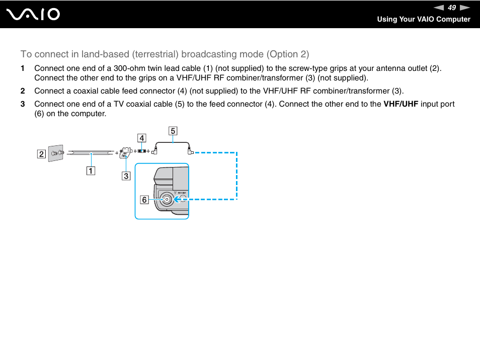 Sony Ericsson VGN-AR600 User Manual | Page 49 / 207