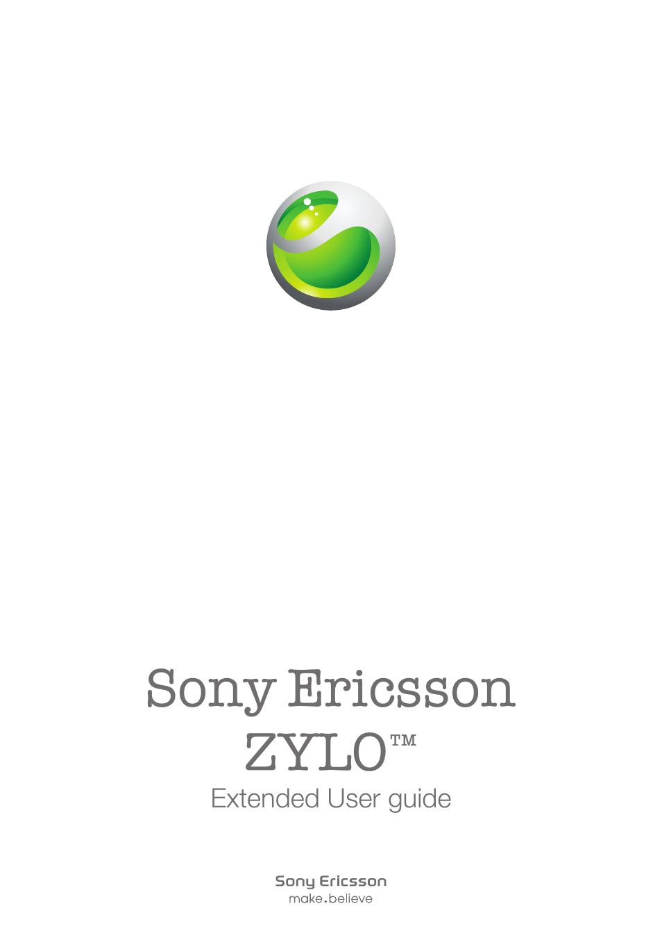 Sony Ericsson Cell Phone User Manual | 70 pages