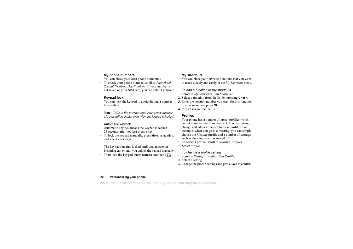 Sony Ericsson AE/LZT 108 6258 R5A User Manual | Page 22 / 93
