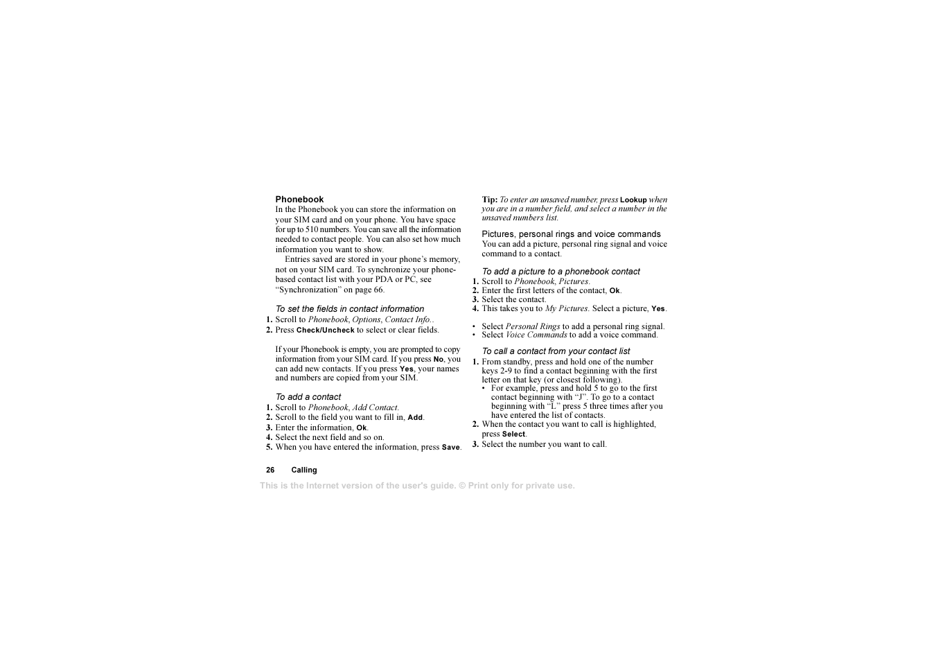 Sony Ericsson AE/LZT 108 6258 R5A User Manual | Page 26 / 93