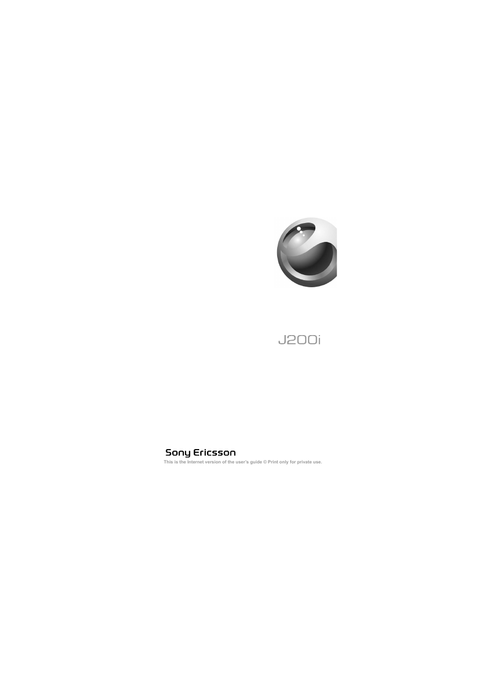 Sony Ericsson J200i User Manual | 81 pages