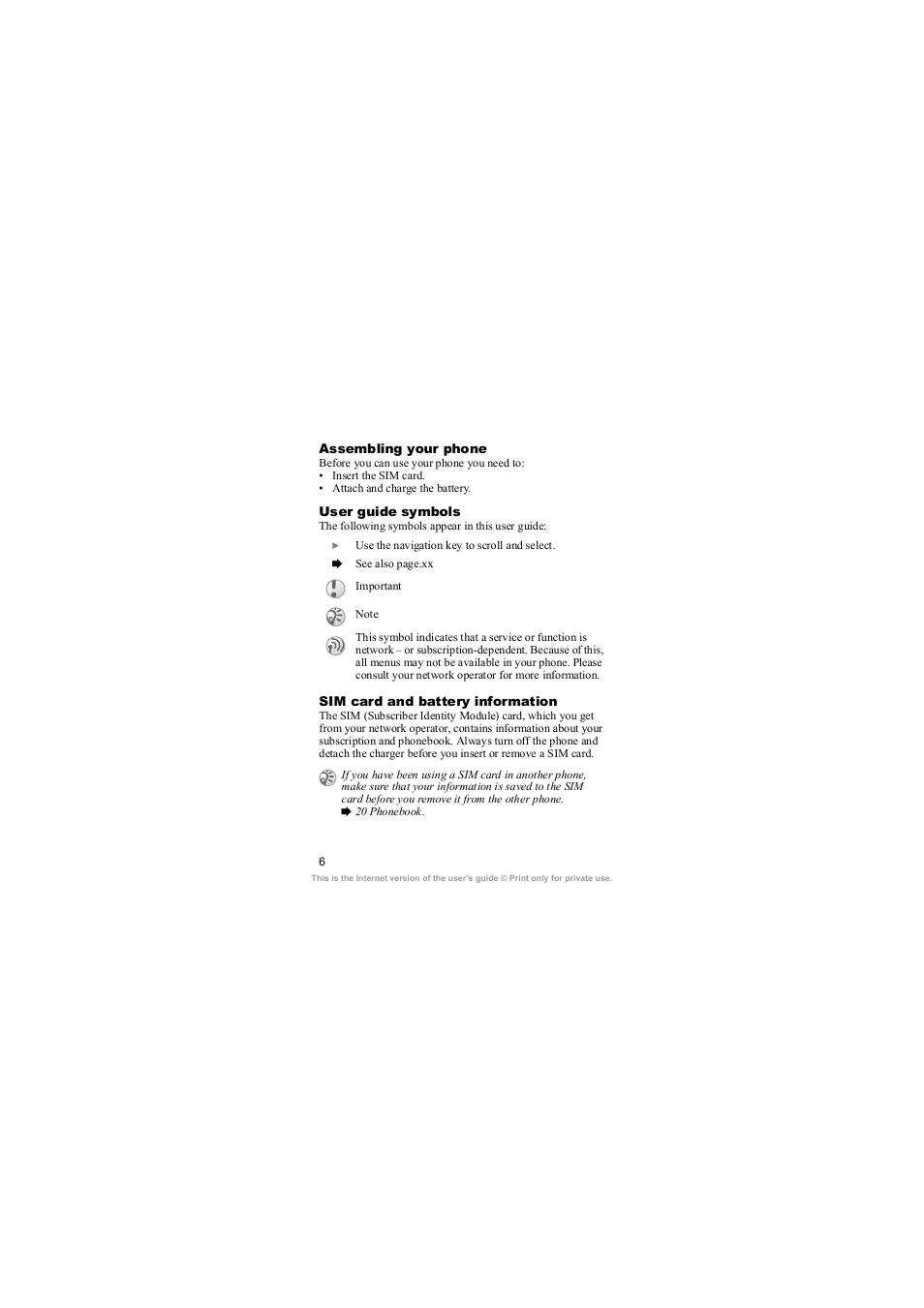 Sony Ericsson J200i User Manual | Page 7 / 81