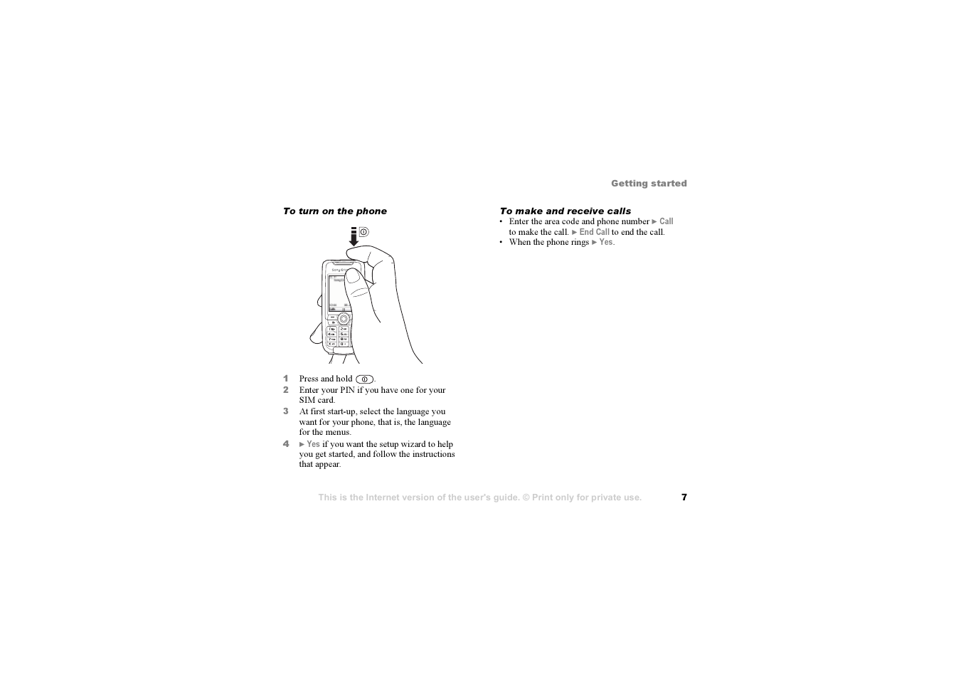 Sony Ericsson K700i User Manual | Page 7 / 97