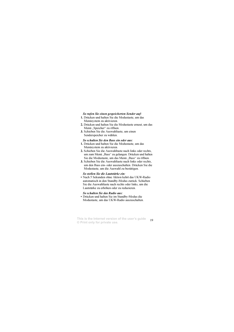 Sony Ericsson HPR-20 User Manual | Page 19 / 29