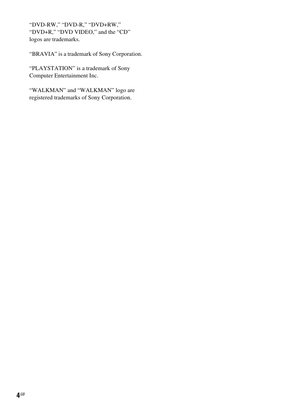 Sony Ericsson DAV-DZ280 User Manual | Page 4 / 104