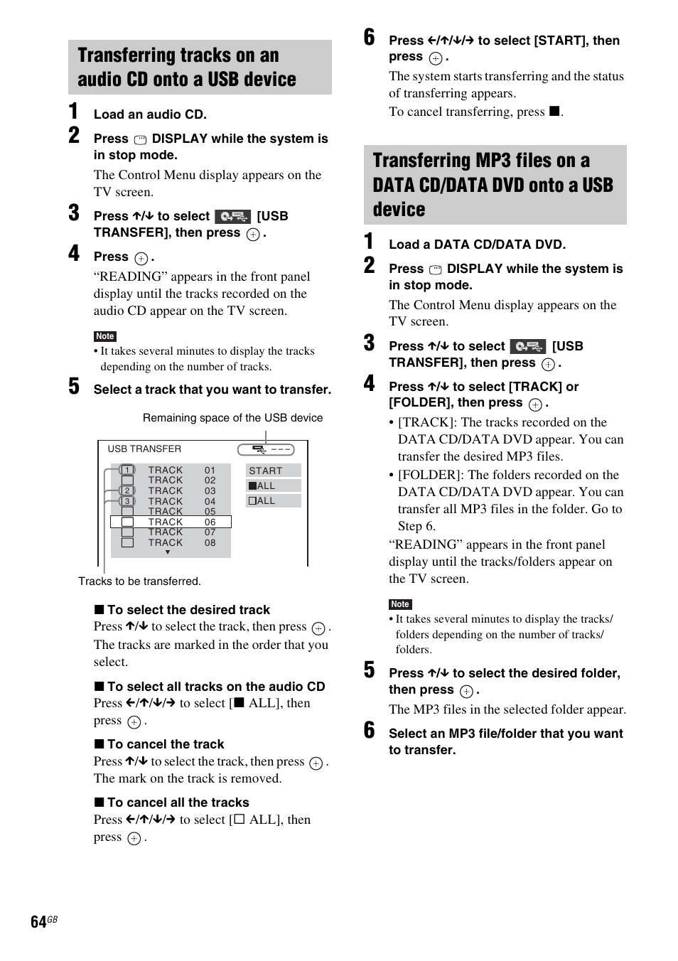 Sony Ericsson DAV-DZ280 User Manual | Page 64 / 104