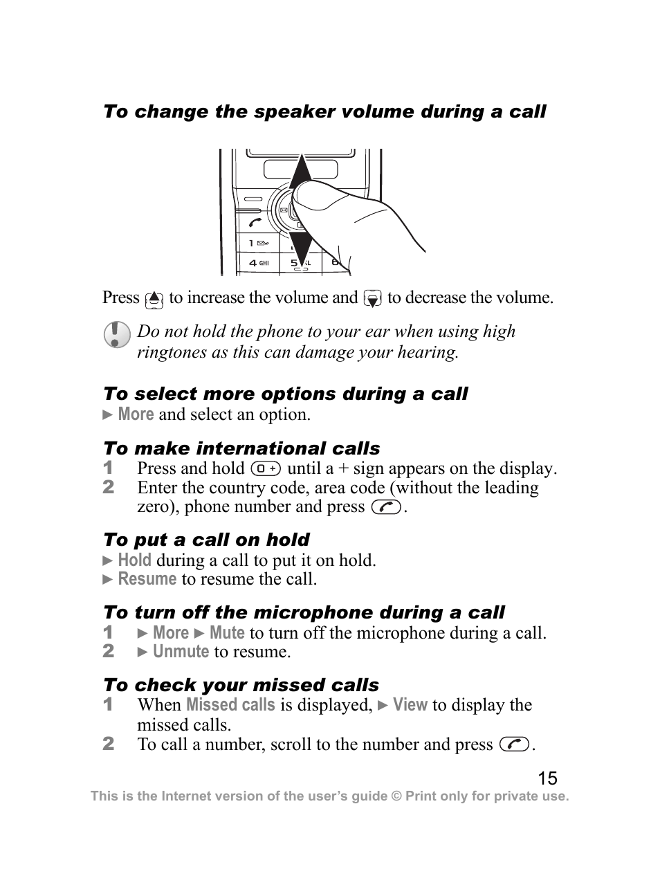 Sony Ericsson J100i User Manual | Page 16 / 69