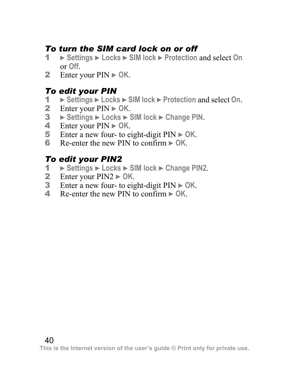 Sony Ericsson J100i User Manual | Page 41 / 69