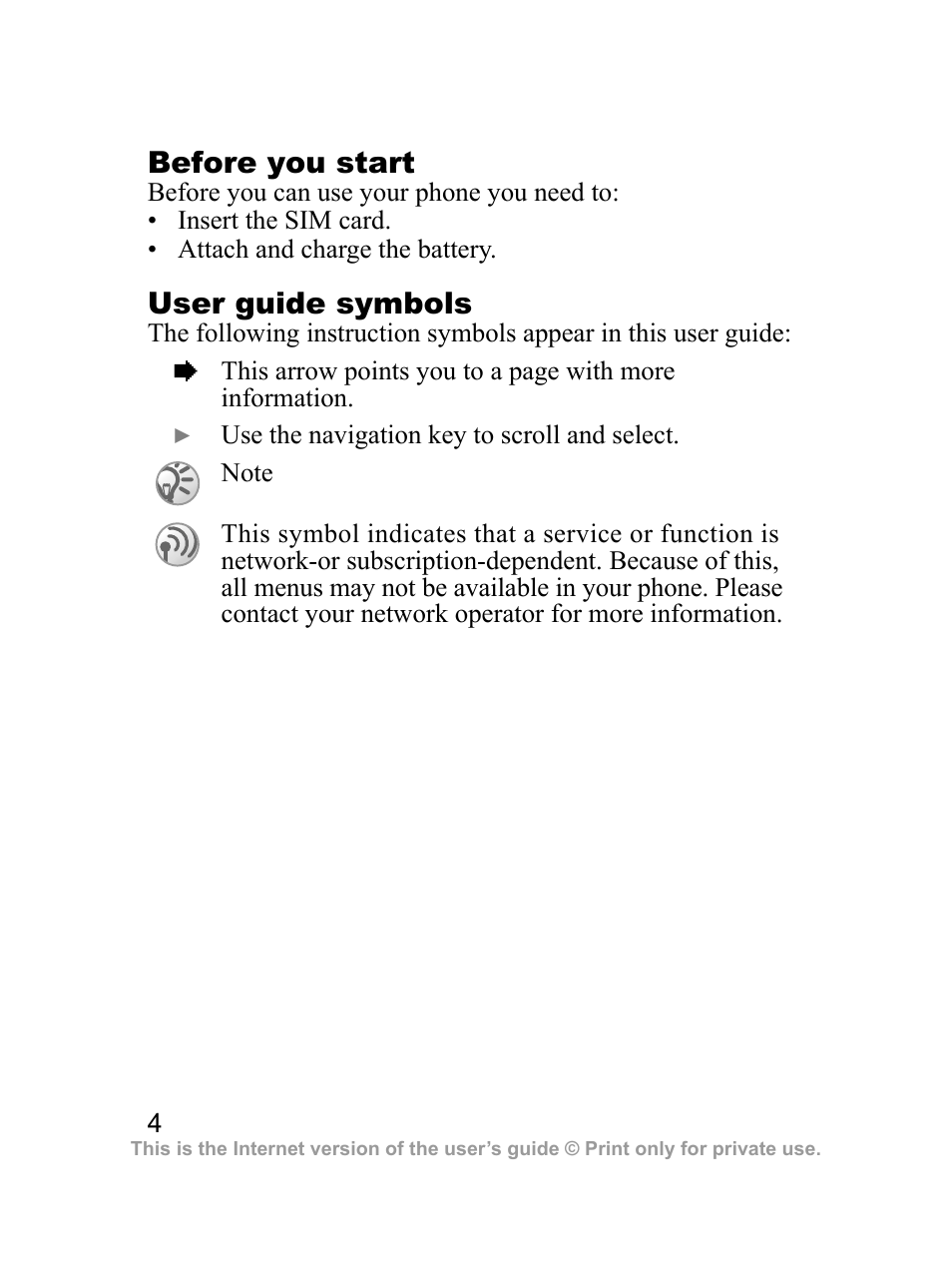 Sony Ericsson J100i User Manual | Page 5 / 69