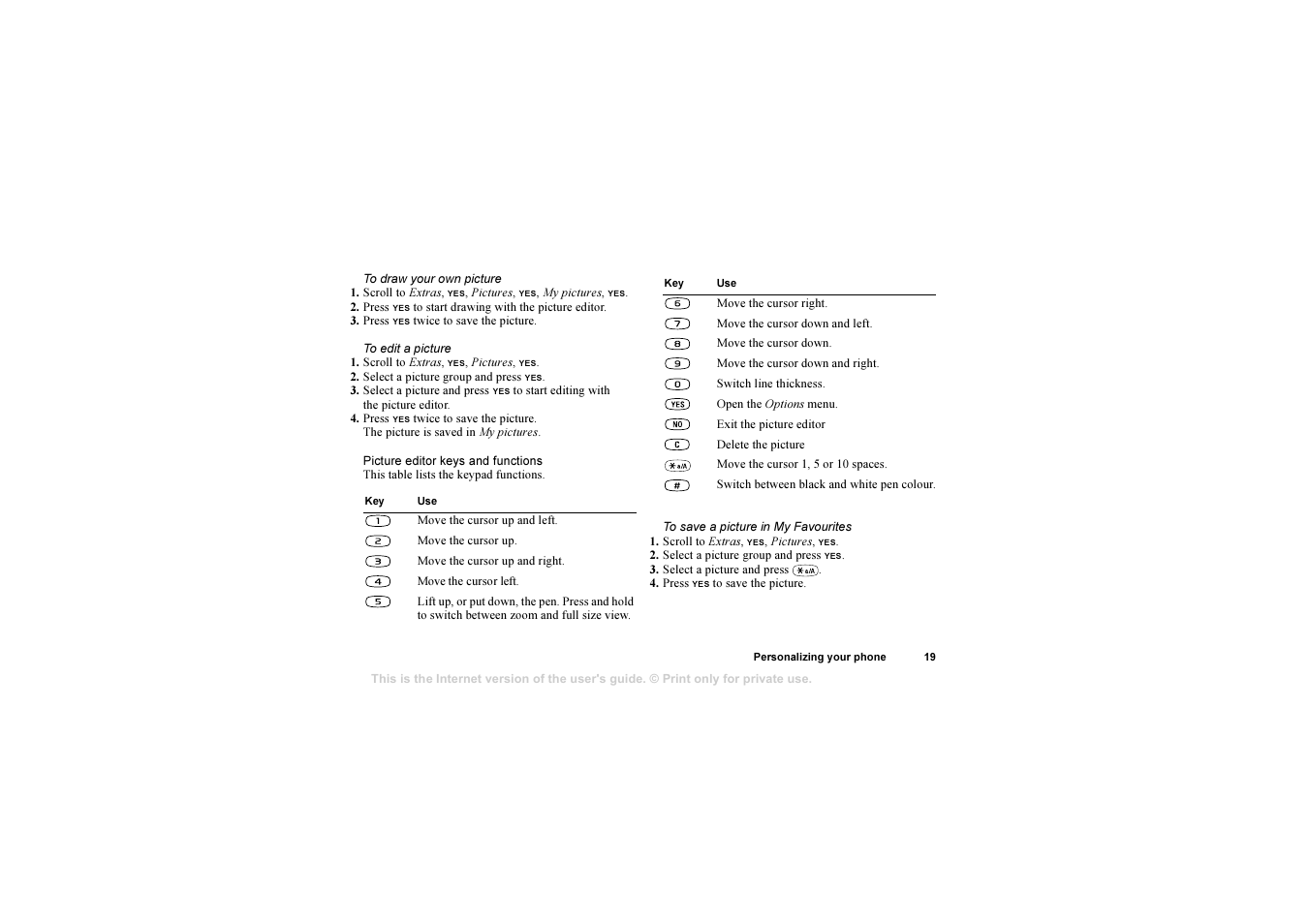 Sony Ericsson 1102101-BV User Manual | Page 19 / 68