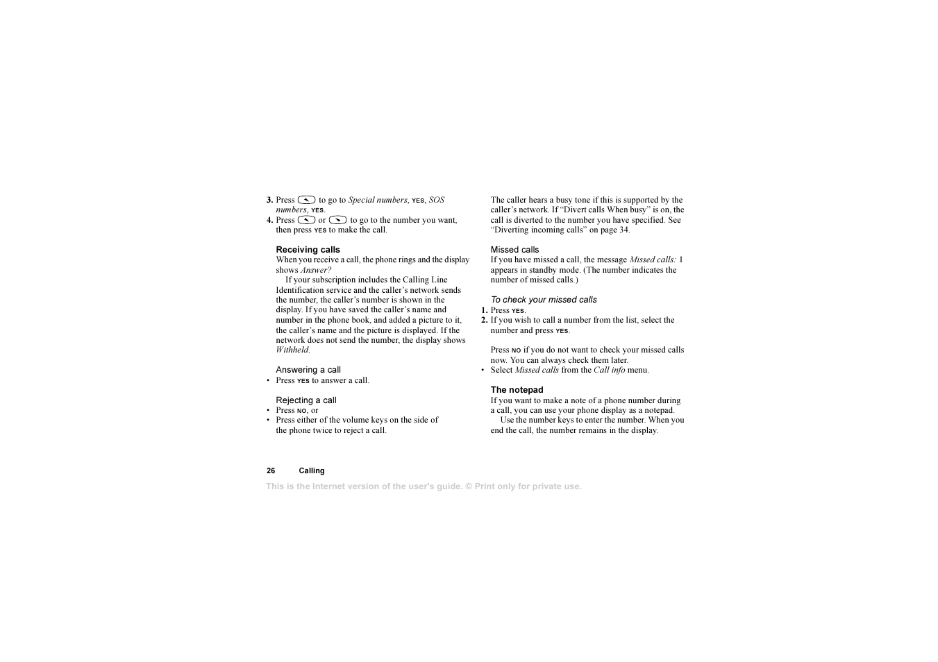 Sony Ericsson 1102101-BV User Manual | Page 26 / 68