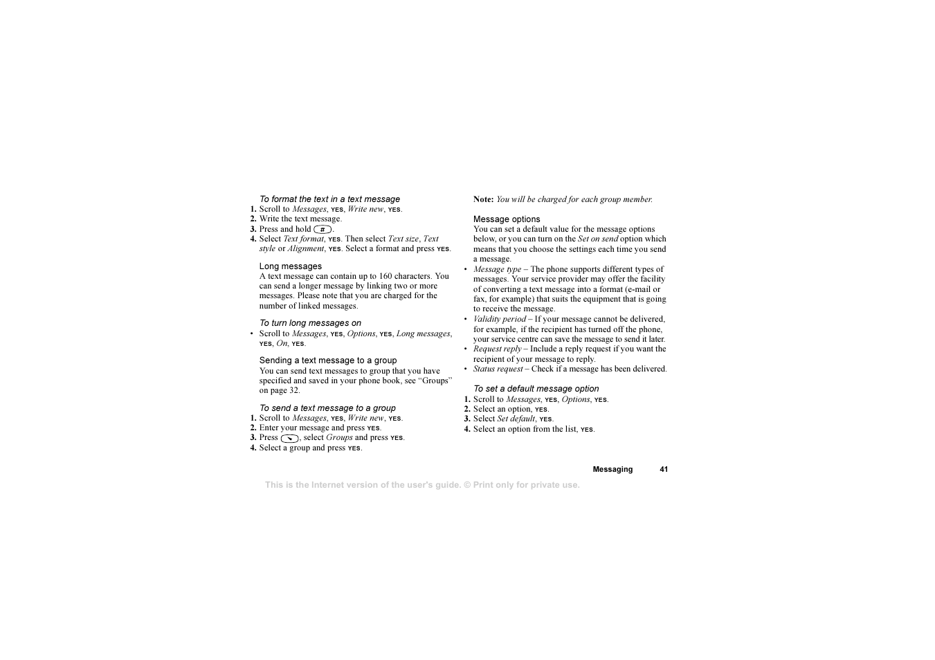 Sony Ericsson 1102101-BV User Manual | Page 41 / 68