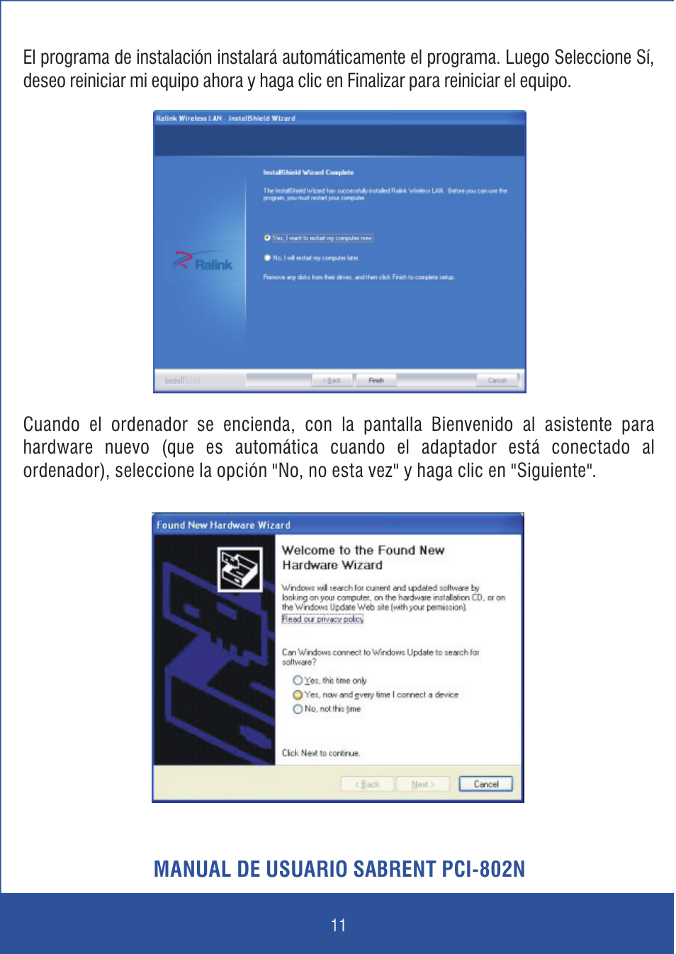 Sabrent PCI-802N User Manual | Page 12 / 23