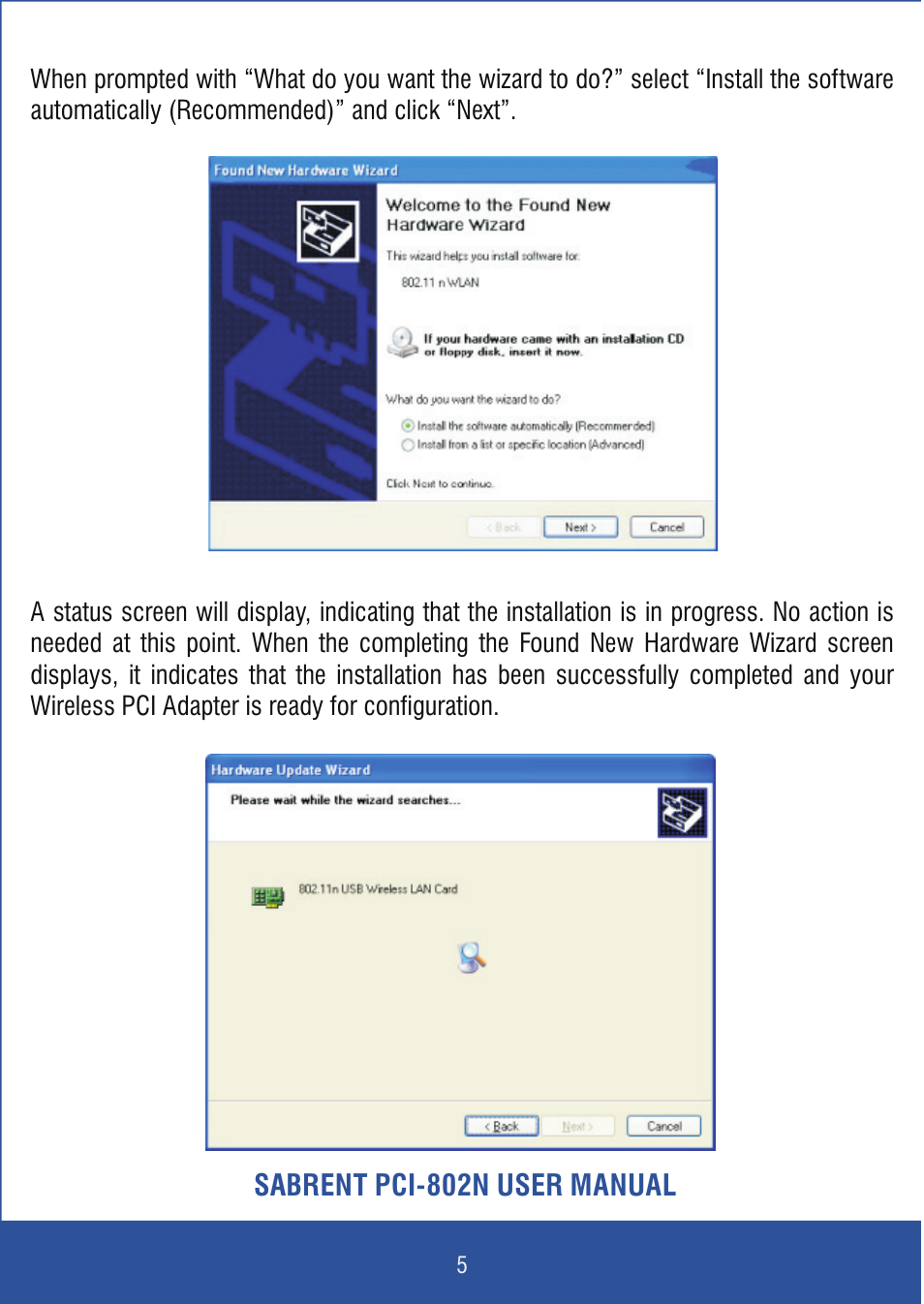 Sabrent PCI-802N User Manual | Page 6 / 23