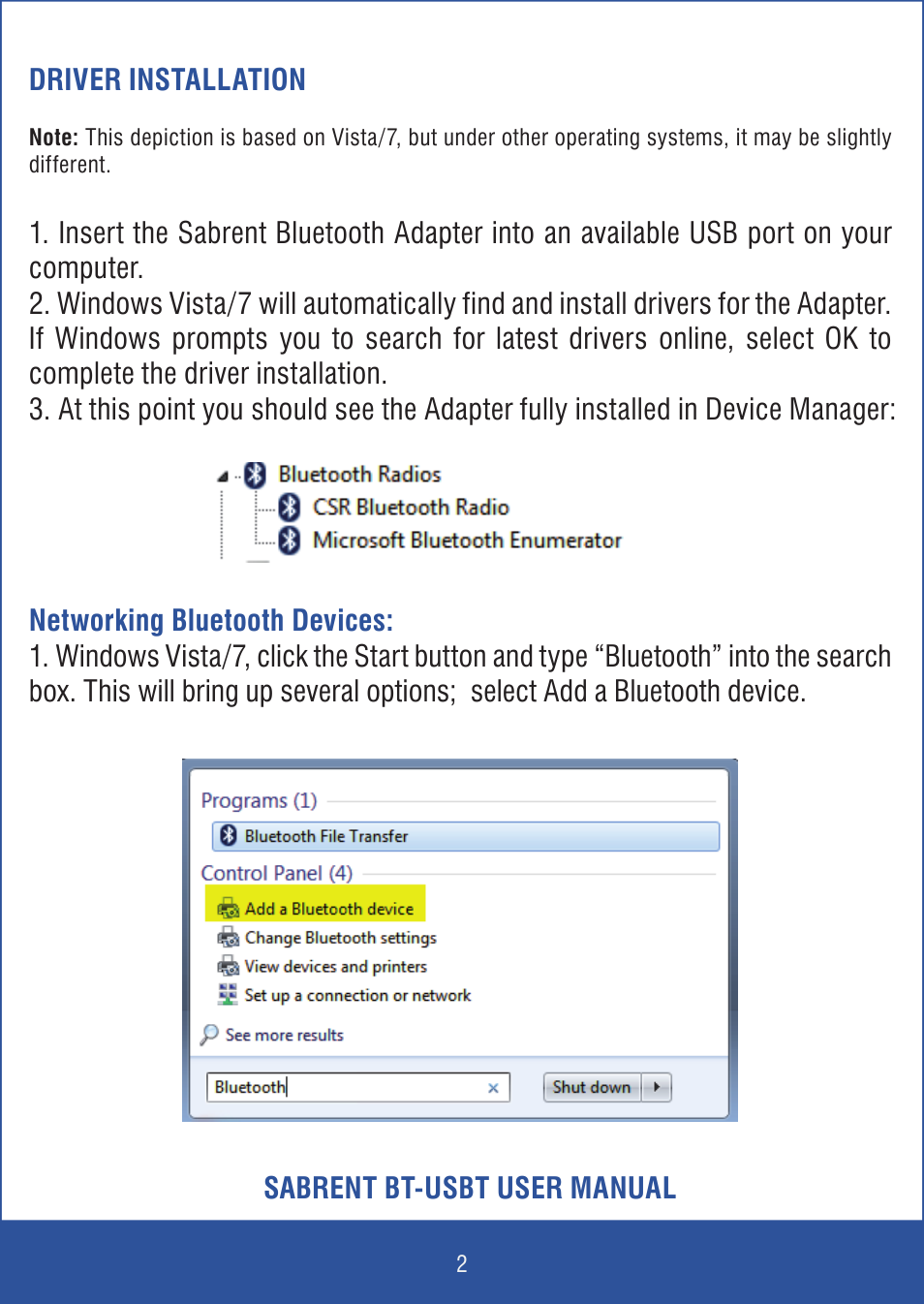 Sabrent Network Card User Manual | Page 3 / 12