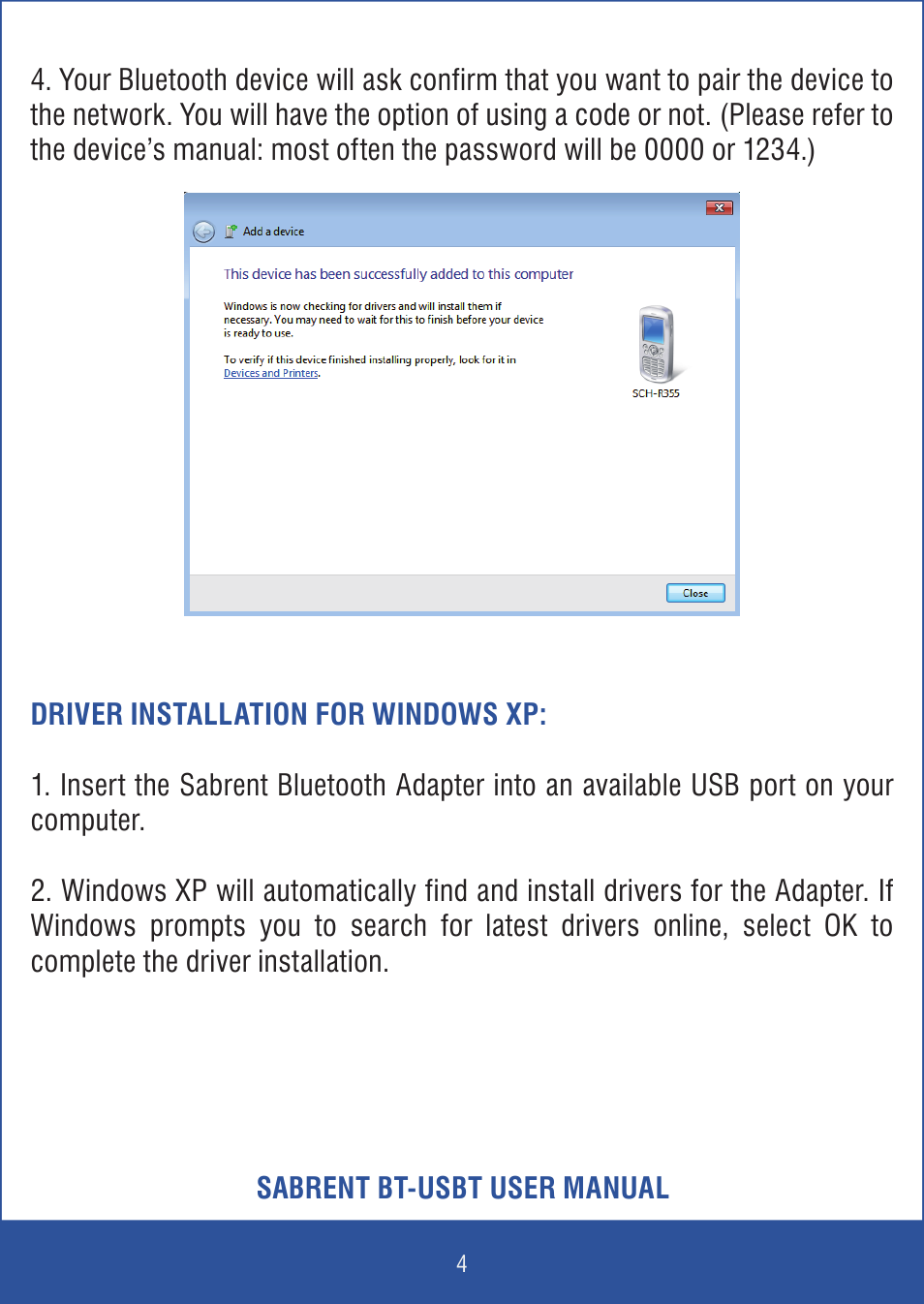 Sabrent Network Card User Manual | Page 5 / 12