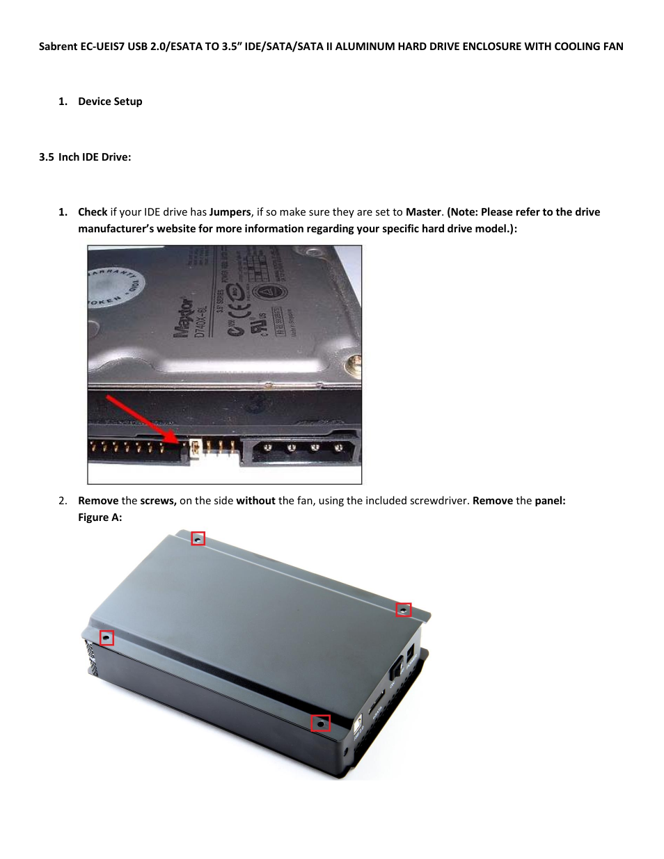 Sabrent EC-UEIS7 User Manual | 17 pages