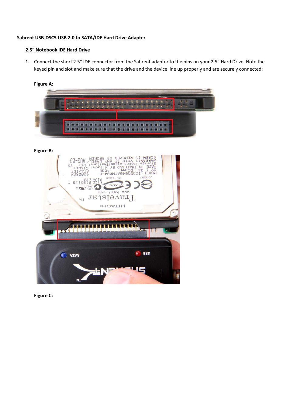 Sabrent USBDSC5 User Manual | 20 pages