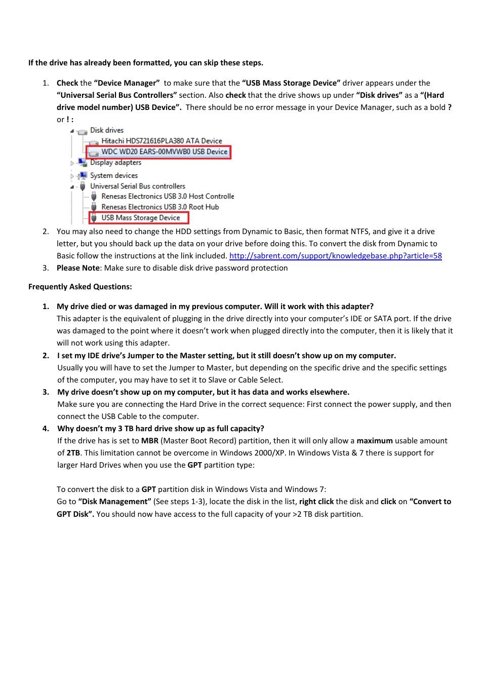 Sabrent USBDSC5 User Manual | Page 19 / 20