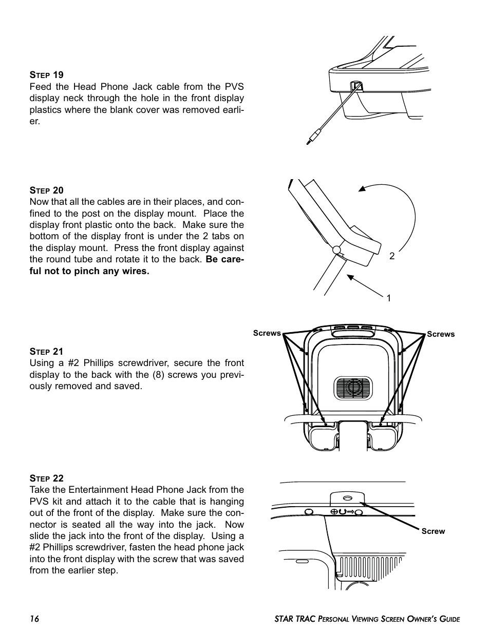 Star Trac E-TRi User Manual | Page 16 / 42