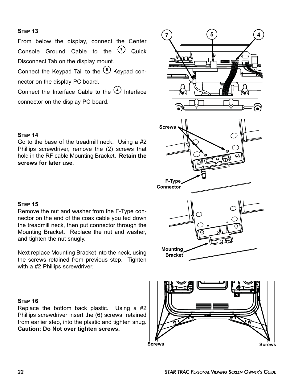 Star Trac E-TRi User Manual | Page 22 / 42