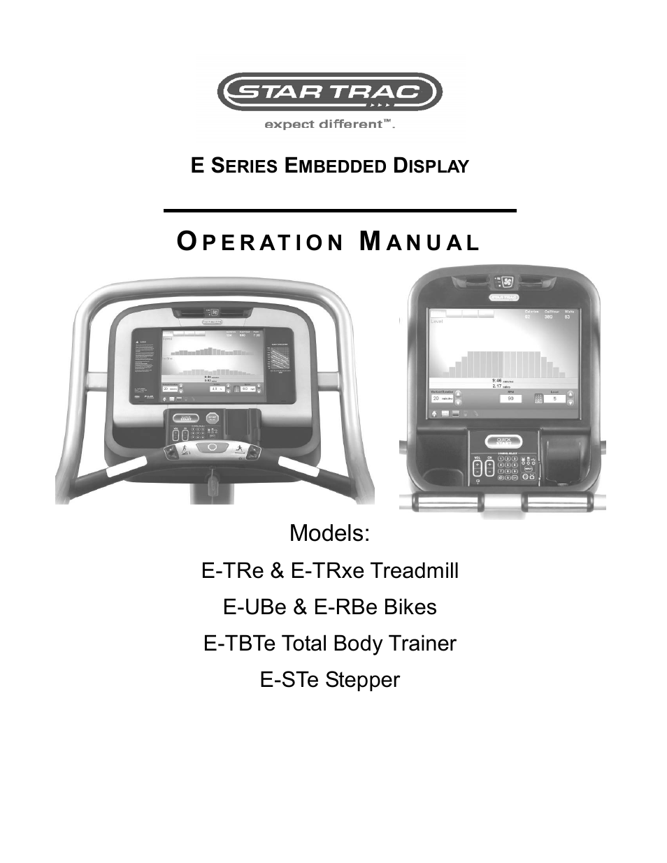 Star Trac E-TRXE User Manual | 42 pages