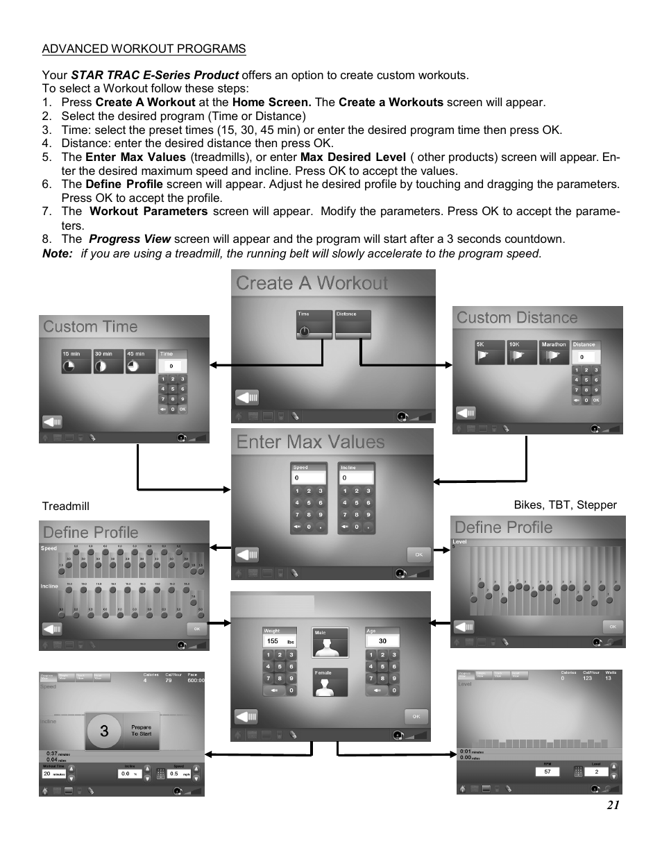 Star Trac E-TRXE User Manual | Page 21 / 42