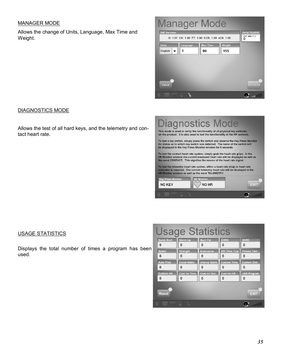 Star Trac E-TRXE User Manual | Page 35 / 42