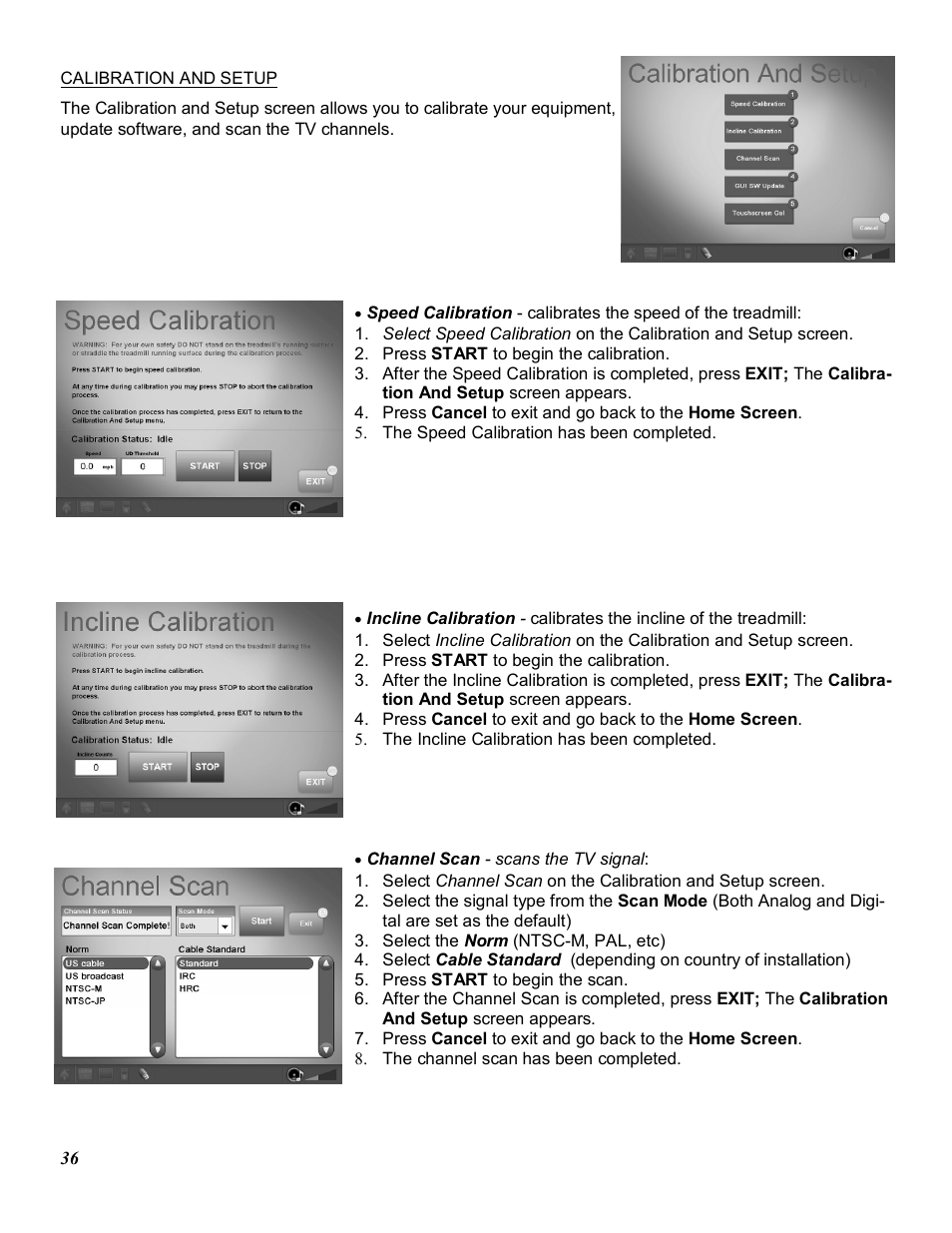 Star Trac E-TRXE User Manual | Page 36 / 42