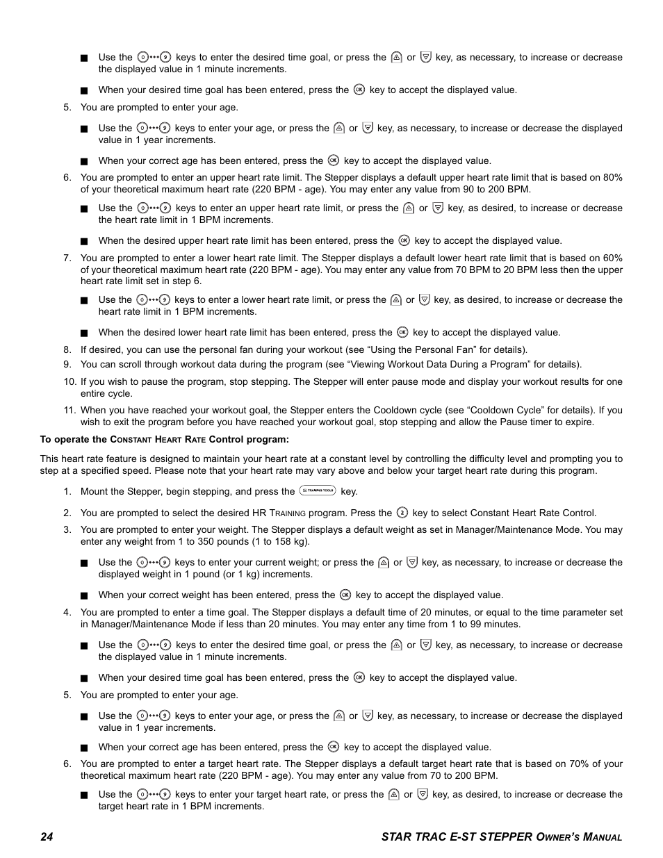 Star Trac E SERIES STEPPER E-ST User Manual | Page 24 / 30