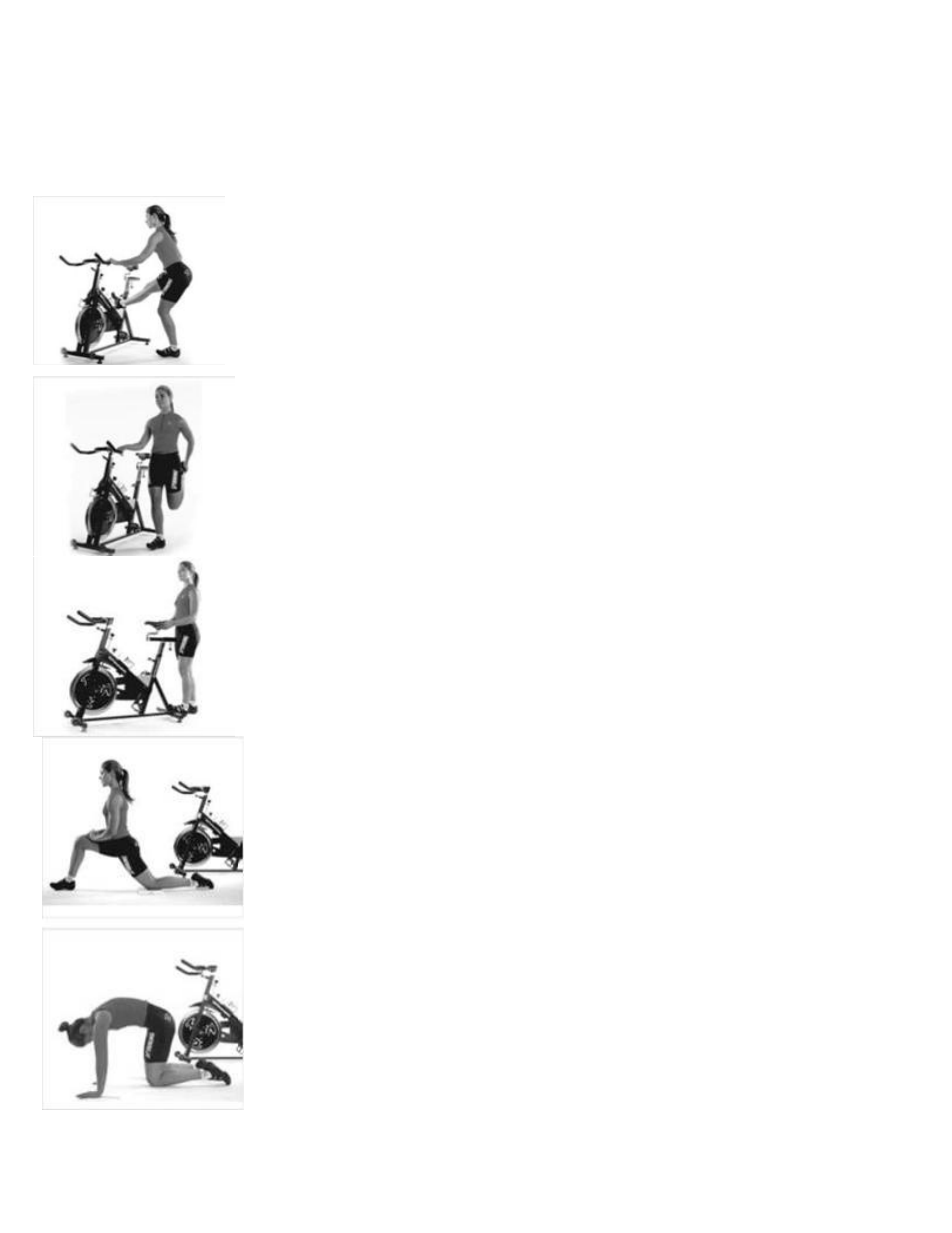Stretching | Star Trac SPINNER V 7060 User Manual | Page 23 / 31