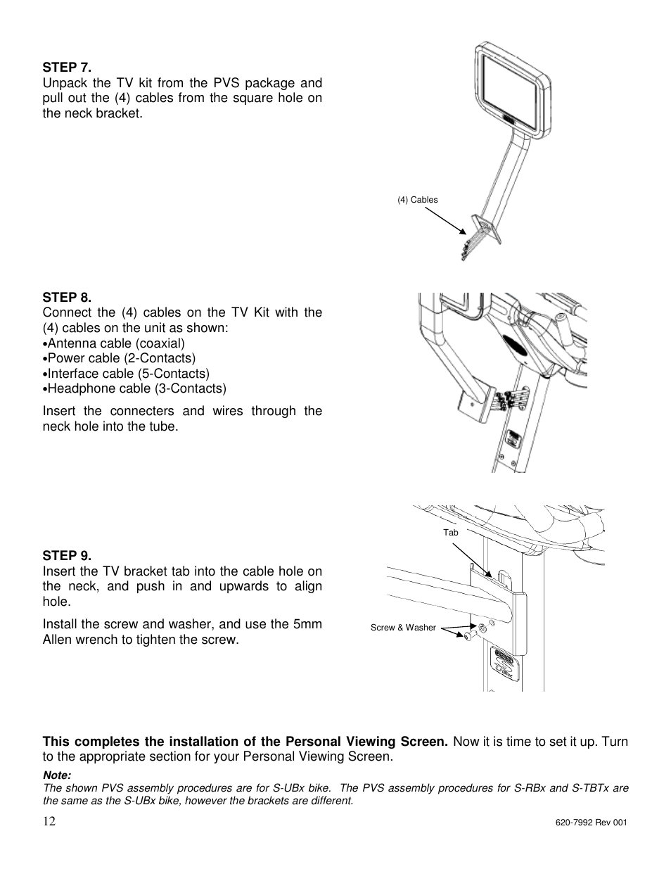 Star Trac S-UBX User Manual | Page 12 / 44