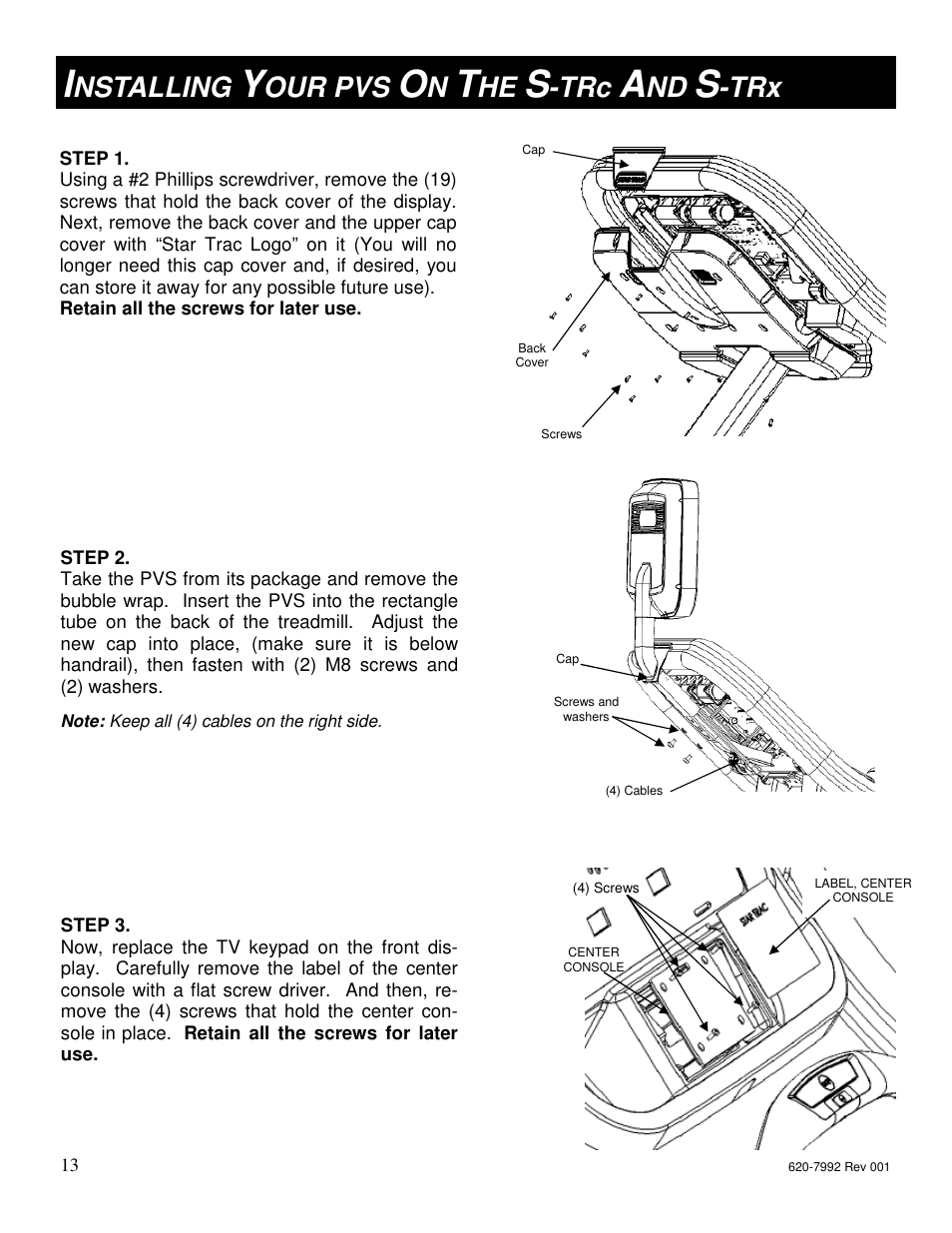 Nstalling, Our pvs | Star Trac S-UBX User Manual | Page 13 / 44