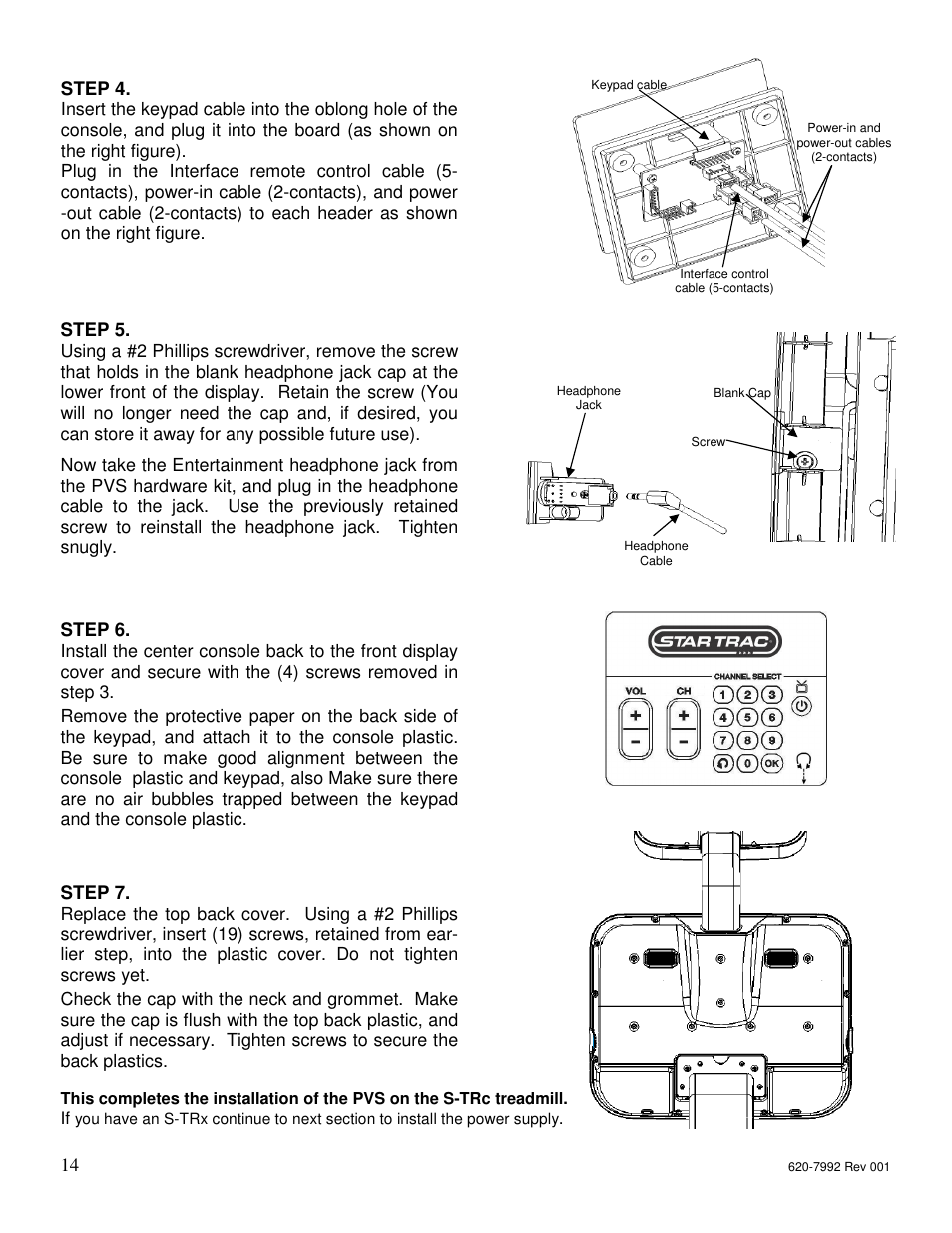 Step 4, Step 5, Step 6 | Step 7 | Star Trac S-UBX User Manual | Page 14 / 44