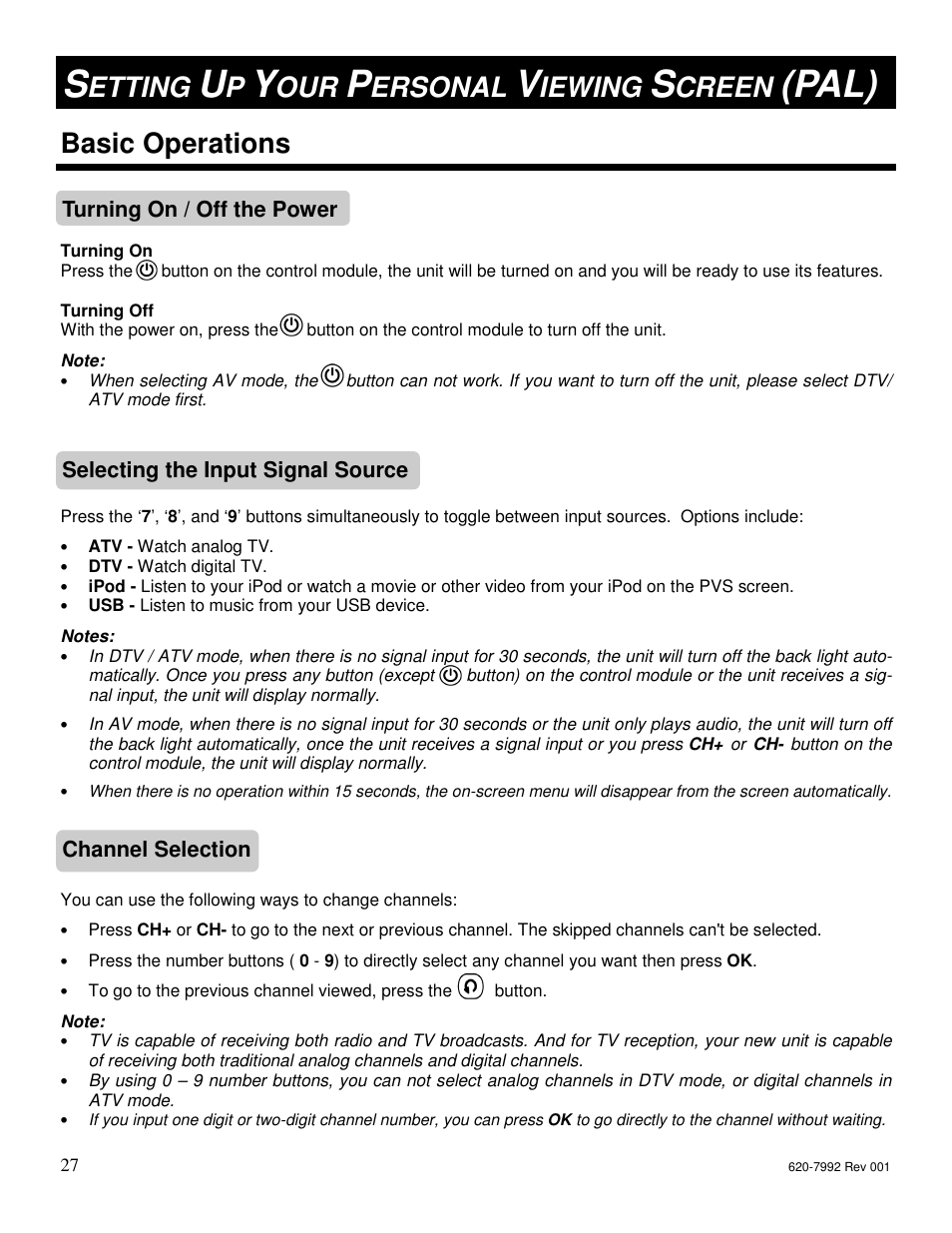 Pal), Etting, Ersonal | Iewing, Creen, Basic operations | Star Trac S-UBX User Manual | Page 27 / 44