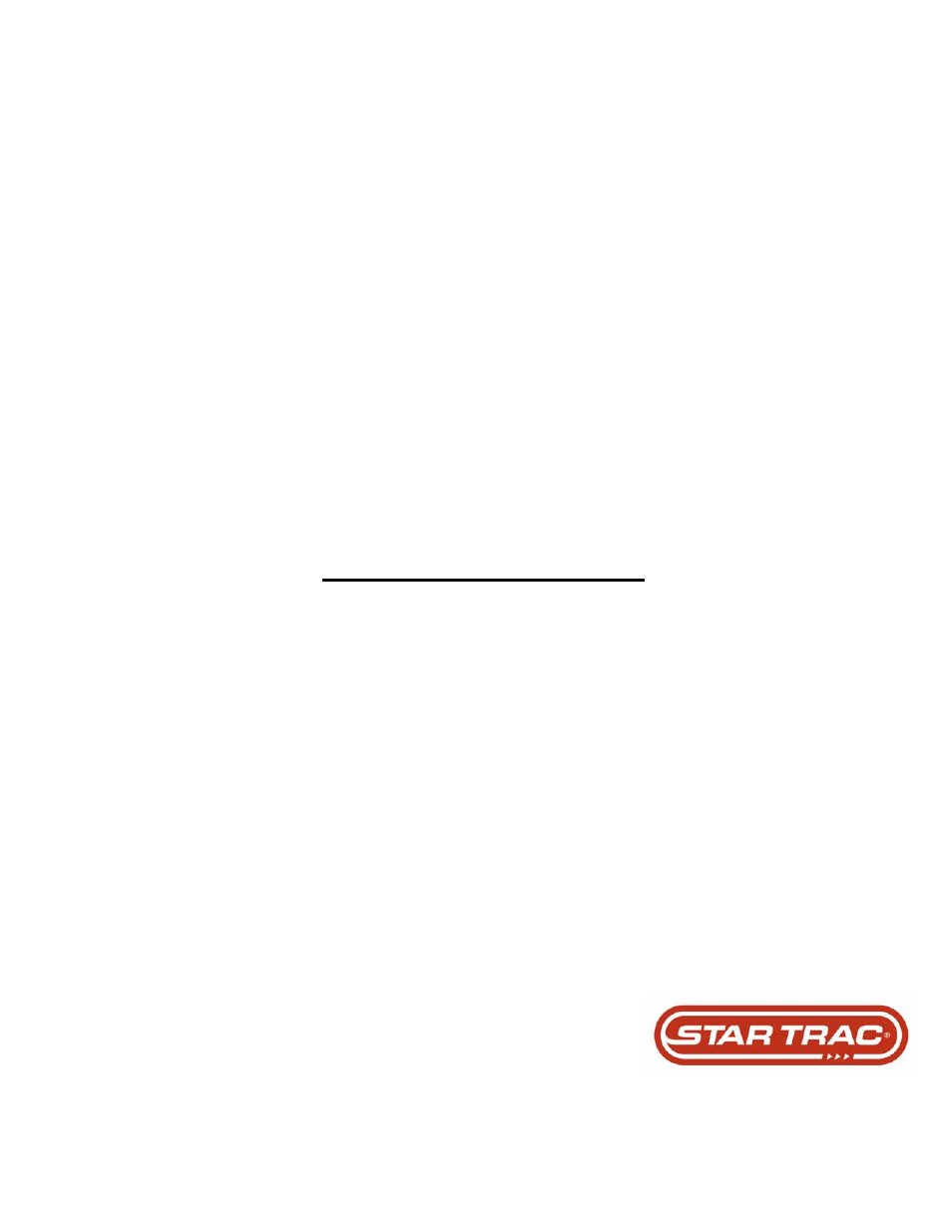 Star Trac 6800 User Manual | 23 pages
