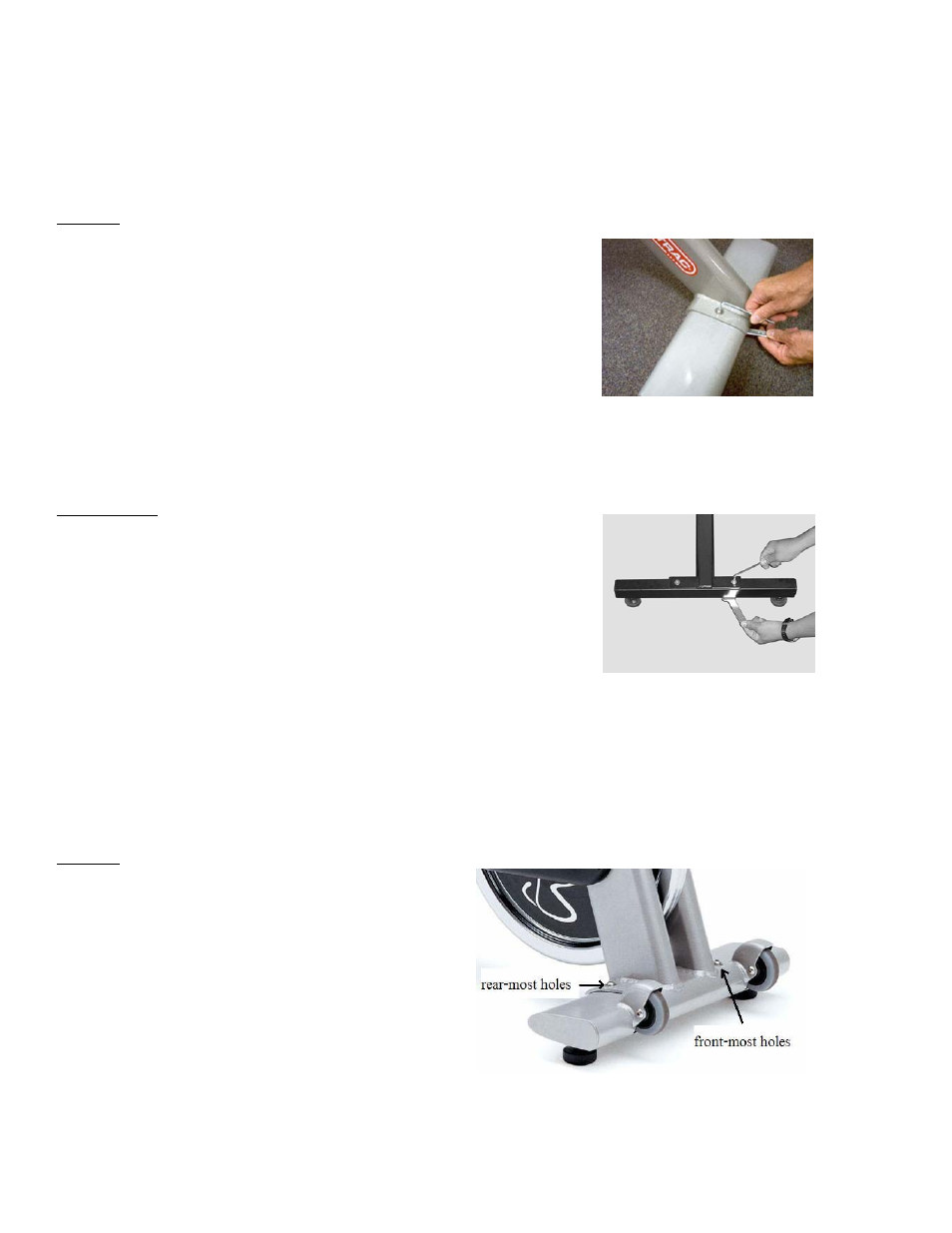 Assembly | Star Trac 6800 User Manual | Page 10 / 23