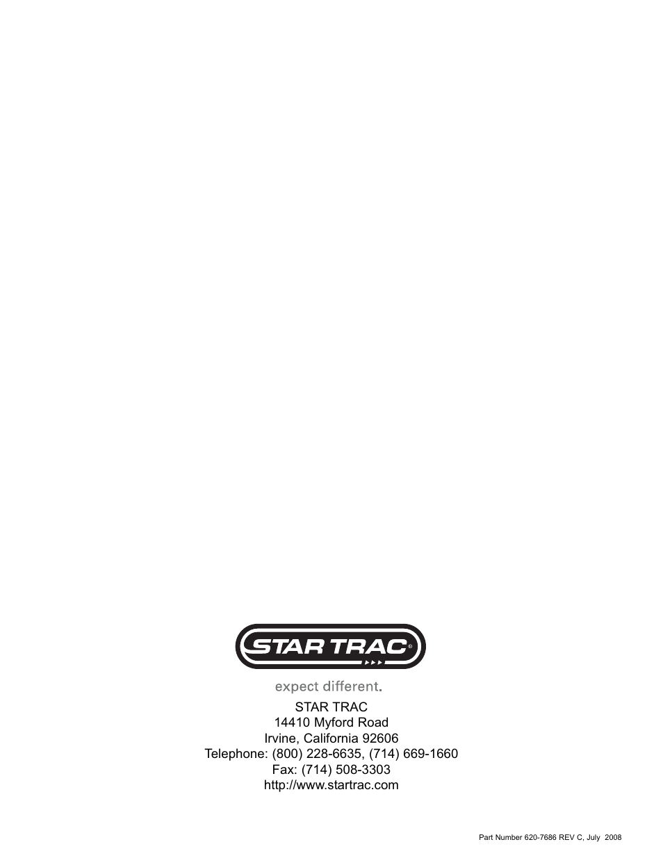 Star Trac E-TBT User Manual | Page 30 / 30