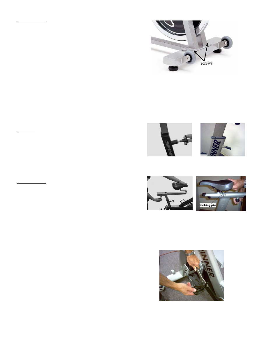 Star Trac Spinner User Manual | Page 10 / 20