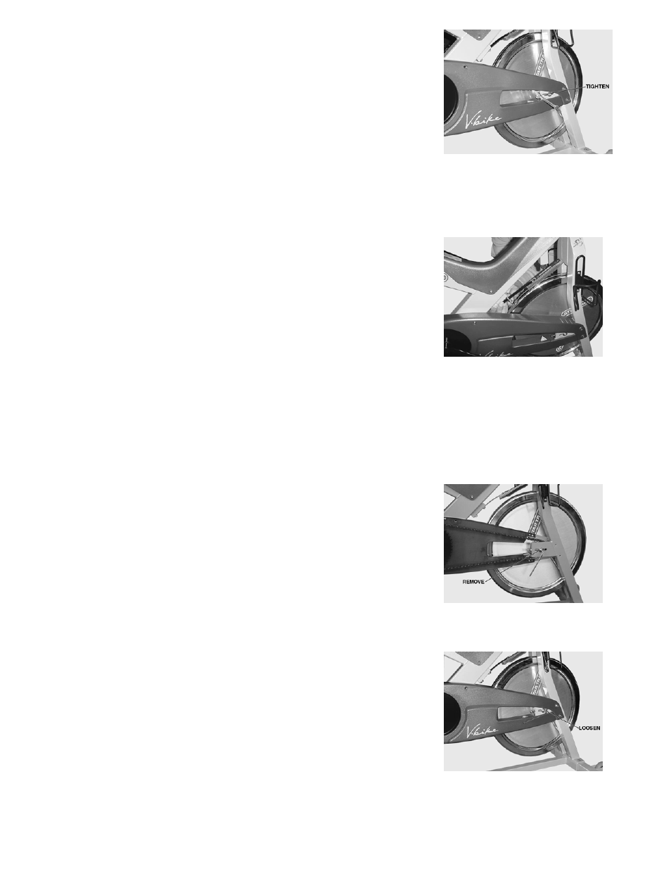 Parts replacement b, Rake, Eplacement | Removal, Installation, Hain, Eplacement removal | Star Trac Spinner User Manual | Page 19 / 20