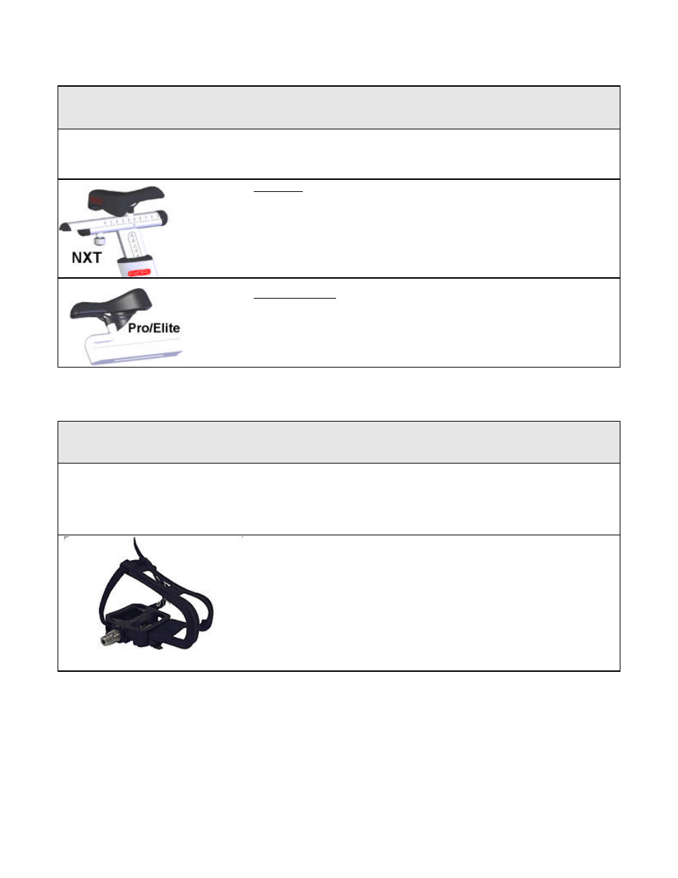 Installation of the saddle and seat slider, Installation of the pedals | Star Trac SPINNER BIKE NXT 7000 User Manual | Page 5 / 9