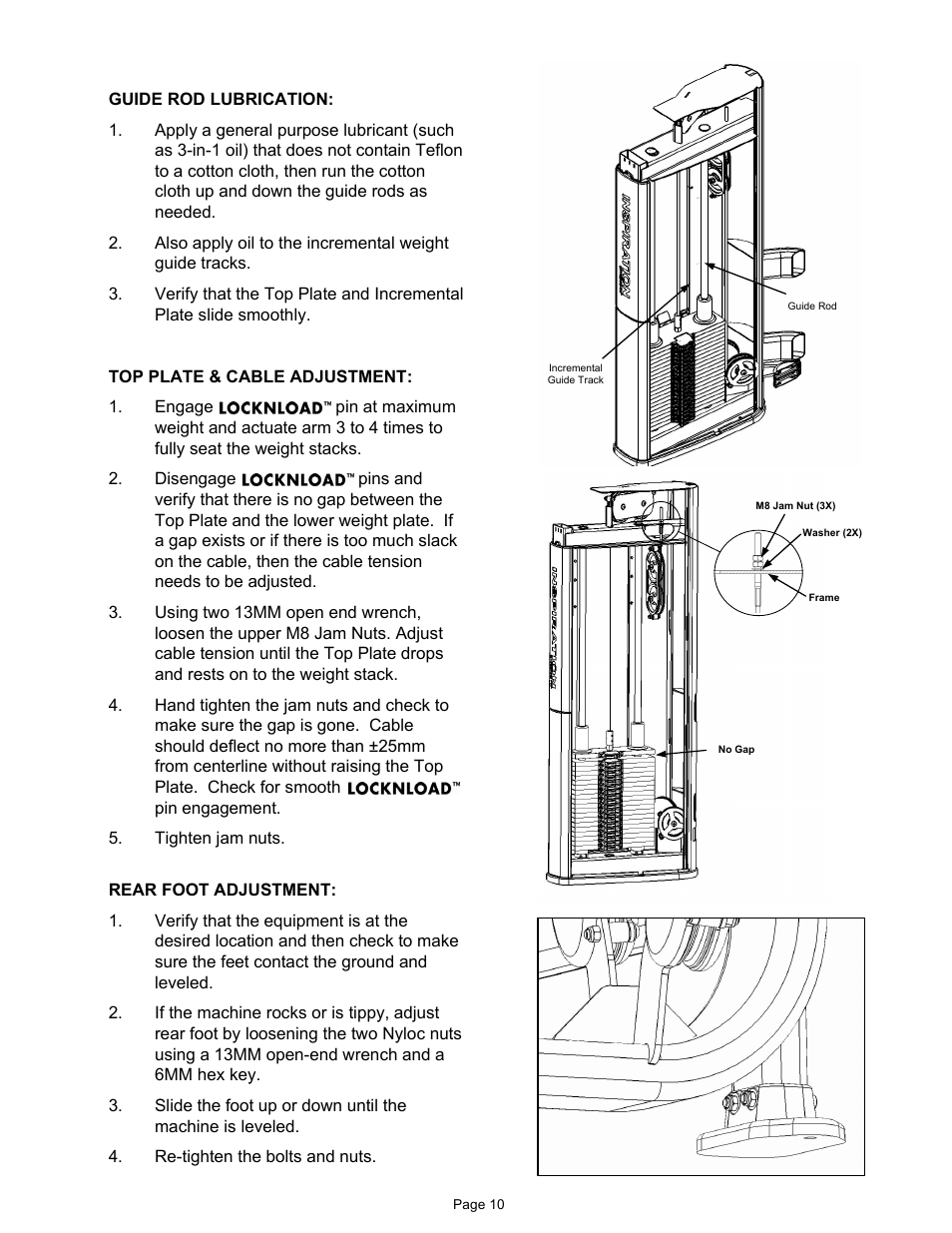 Star Trac LEG CURL IP-S1315 User Manual | Page 10 / 14