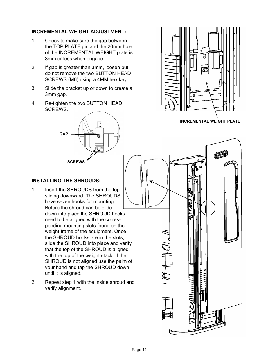 Star Trac LEG CURL IP-S1315 User Manual | Page 11 / 14