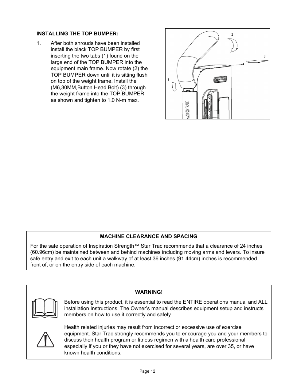 Star Trac LEG CURL IP-S1315 User Manual | Page 12 / 14